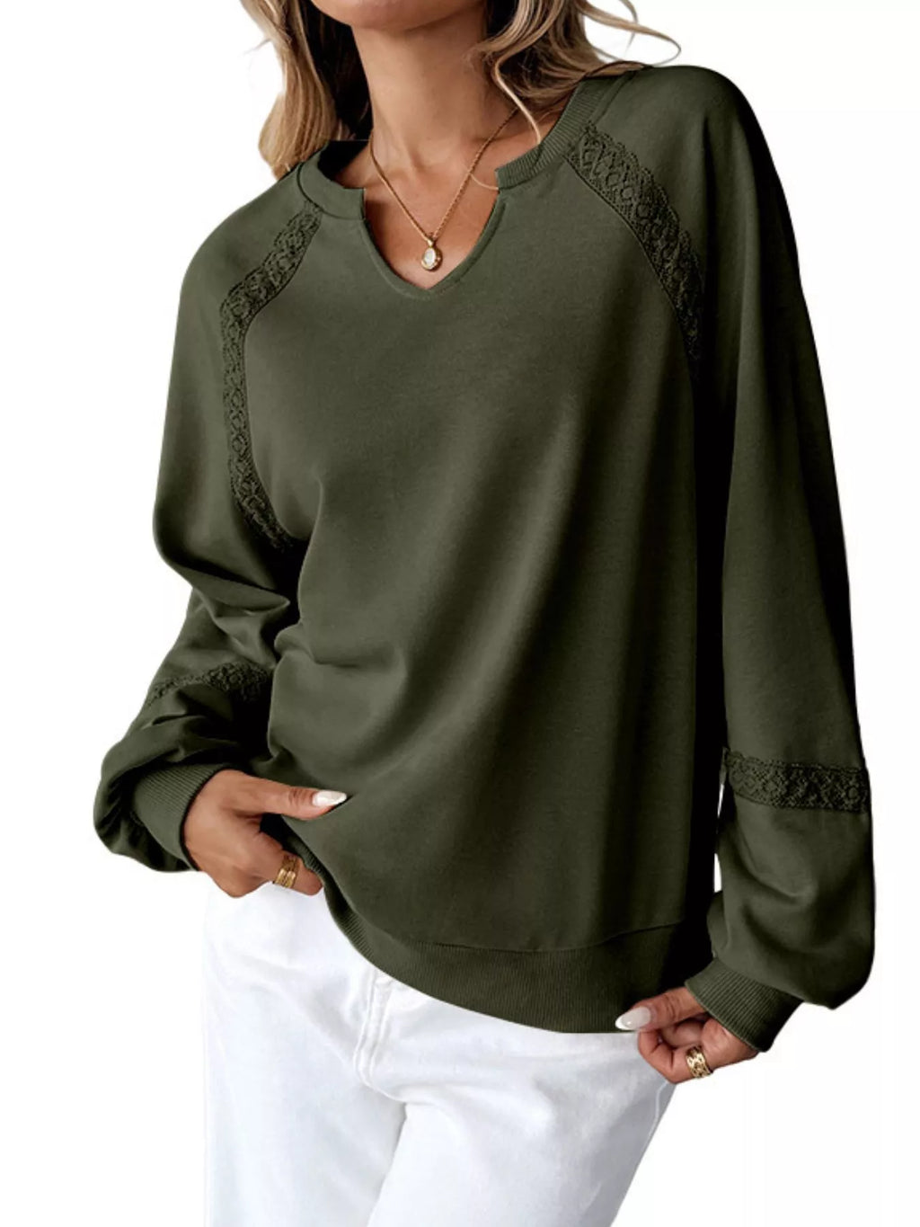 Notched Raglan Sleeve Sweatshirt (21)