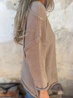 Full Size Casual V-neck Knit Sweater Plus (3)