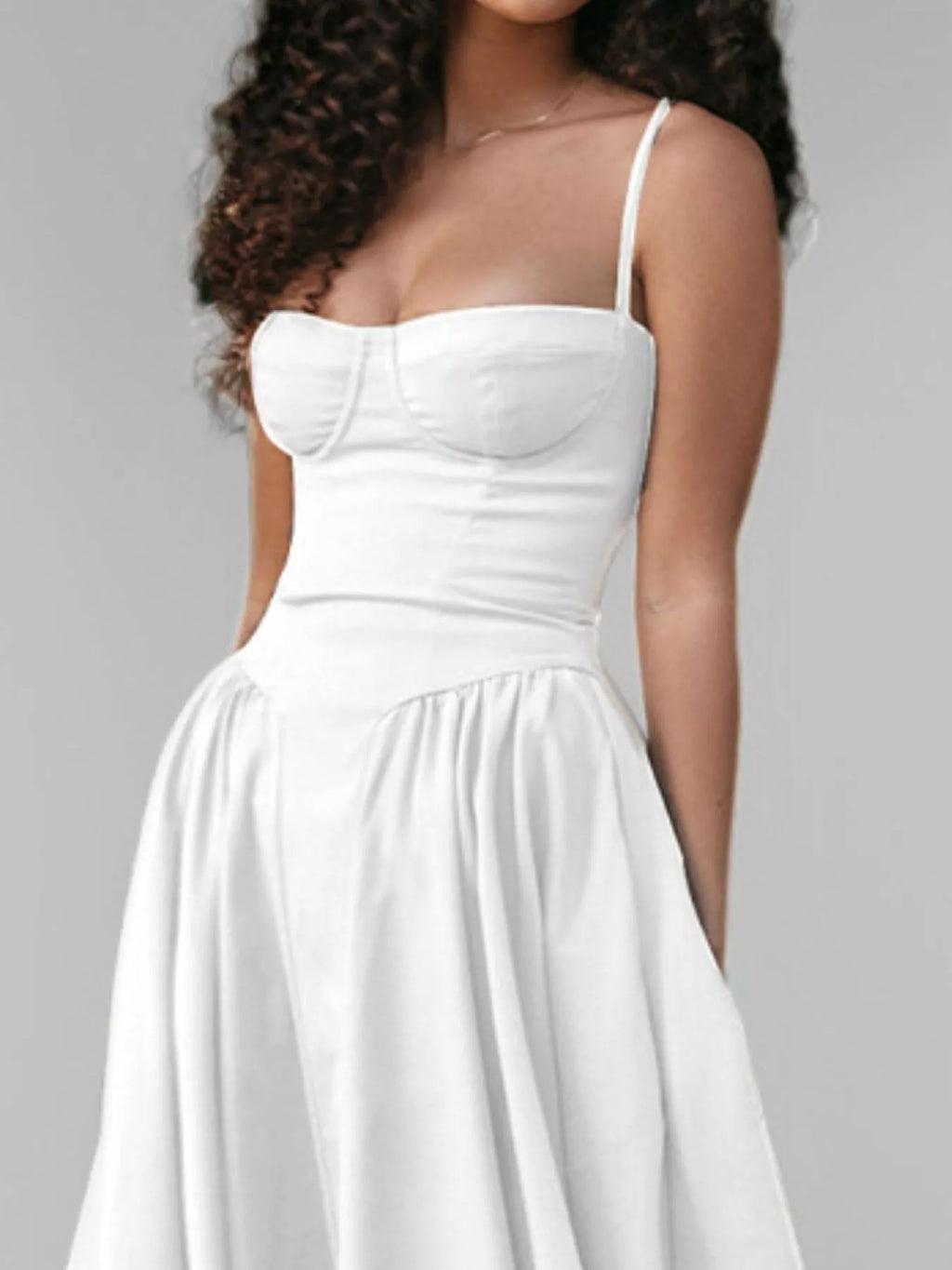 Sweetheart Neck Spaghetti Strap Midi Dress (25)