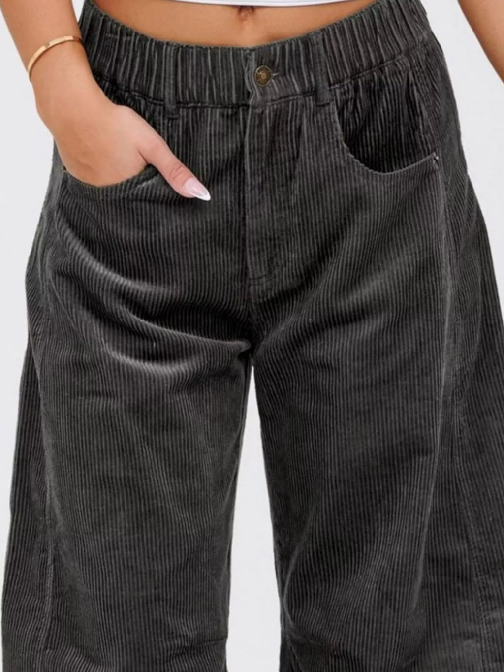 Corduroy Wide Leg Pants (7)