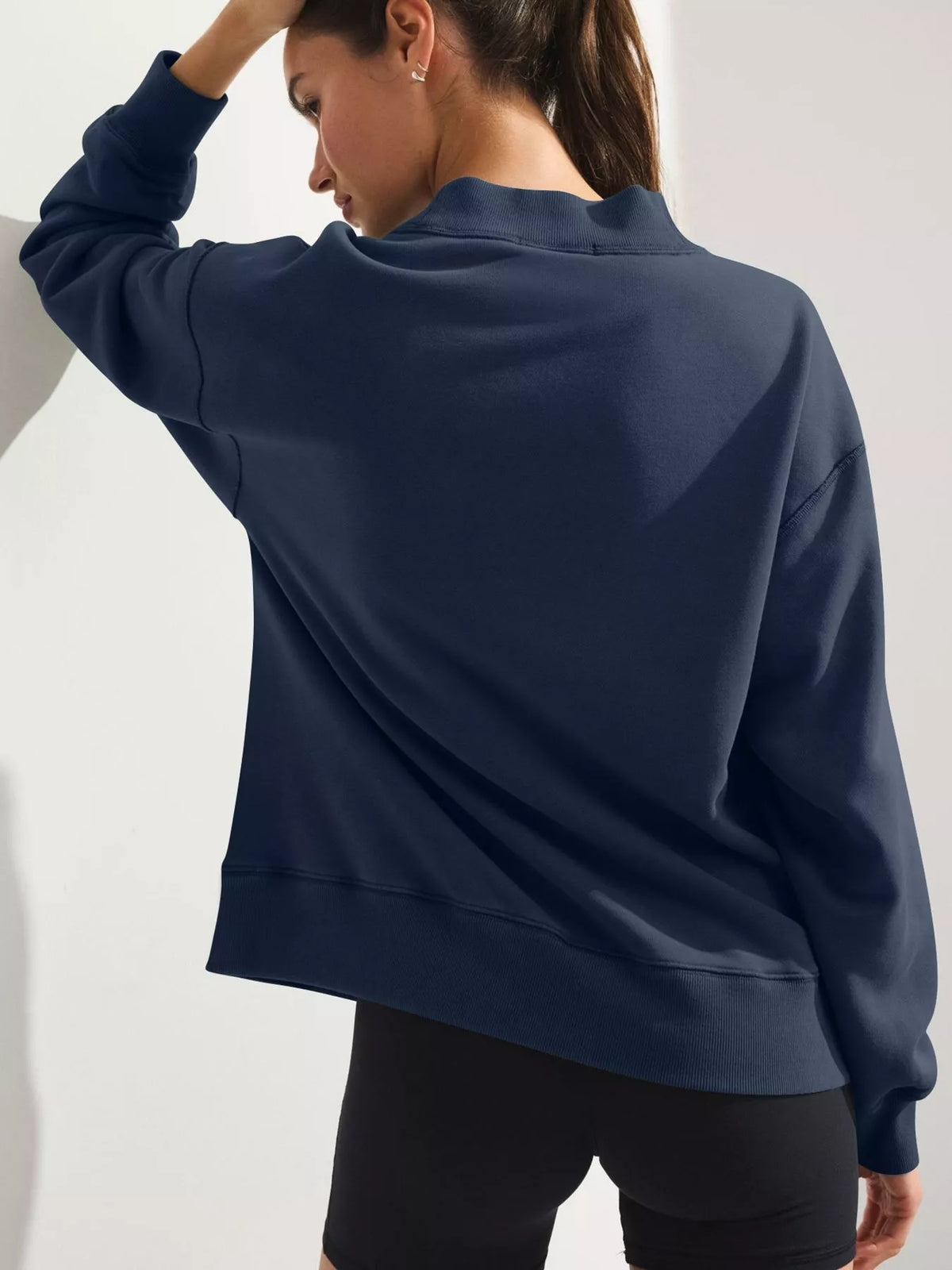 Mock Neck Oversized Sweatshirt (9)