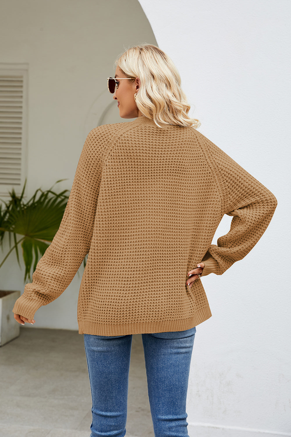 Open Front Long Sleeve Cardigan Pockets (12)