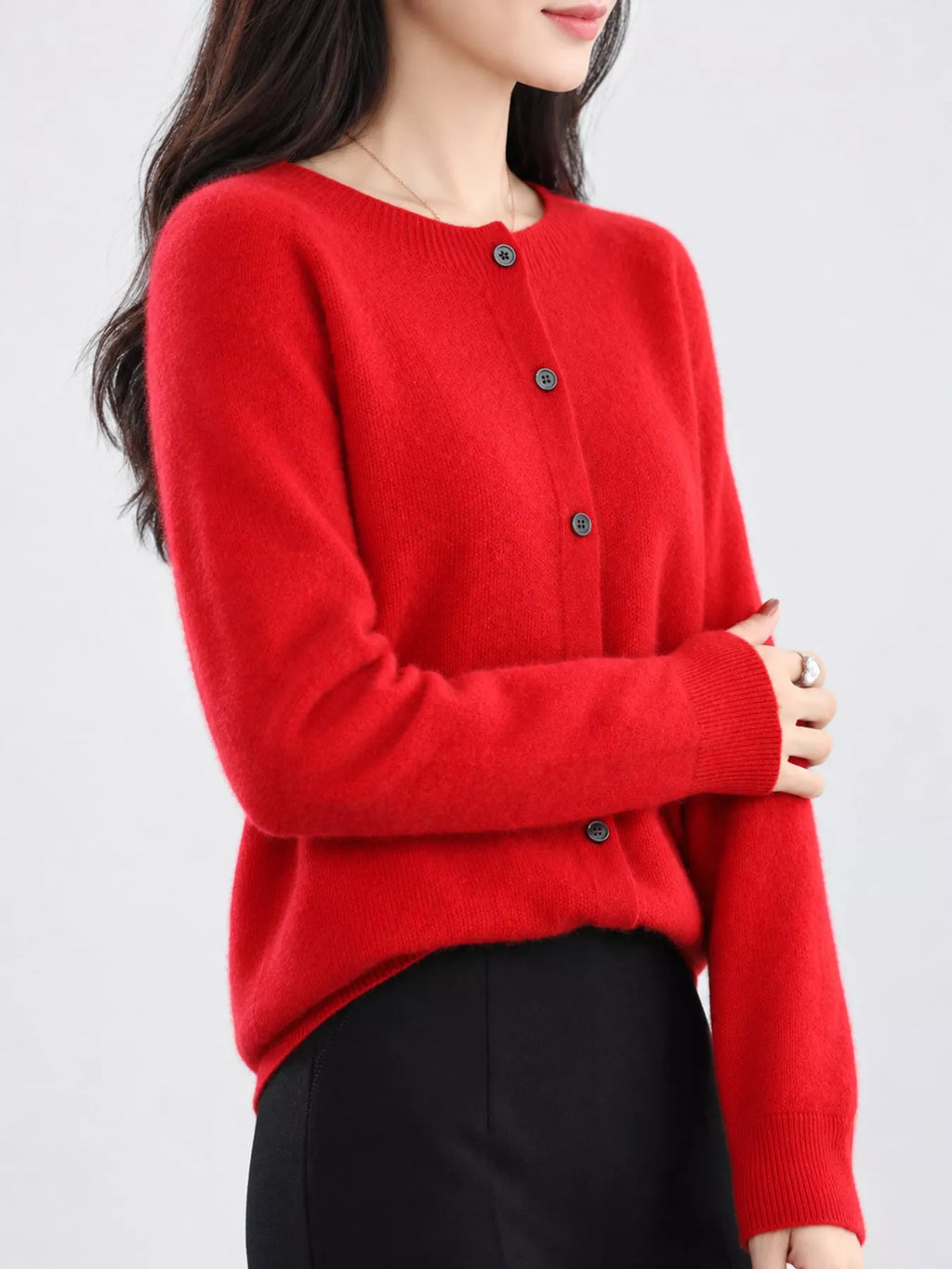 Button-down Long Sleeve Cardigan (61)