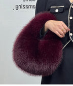 Portable Fur Bag Fall Winter Popular photo 23