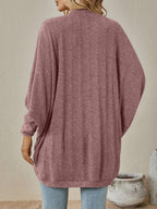 Open Front Batwing Sleeve Cardigan (9)