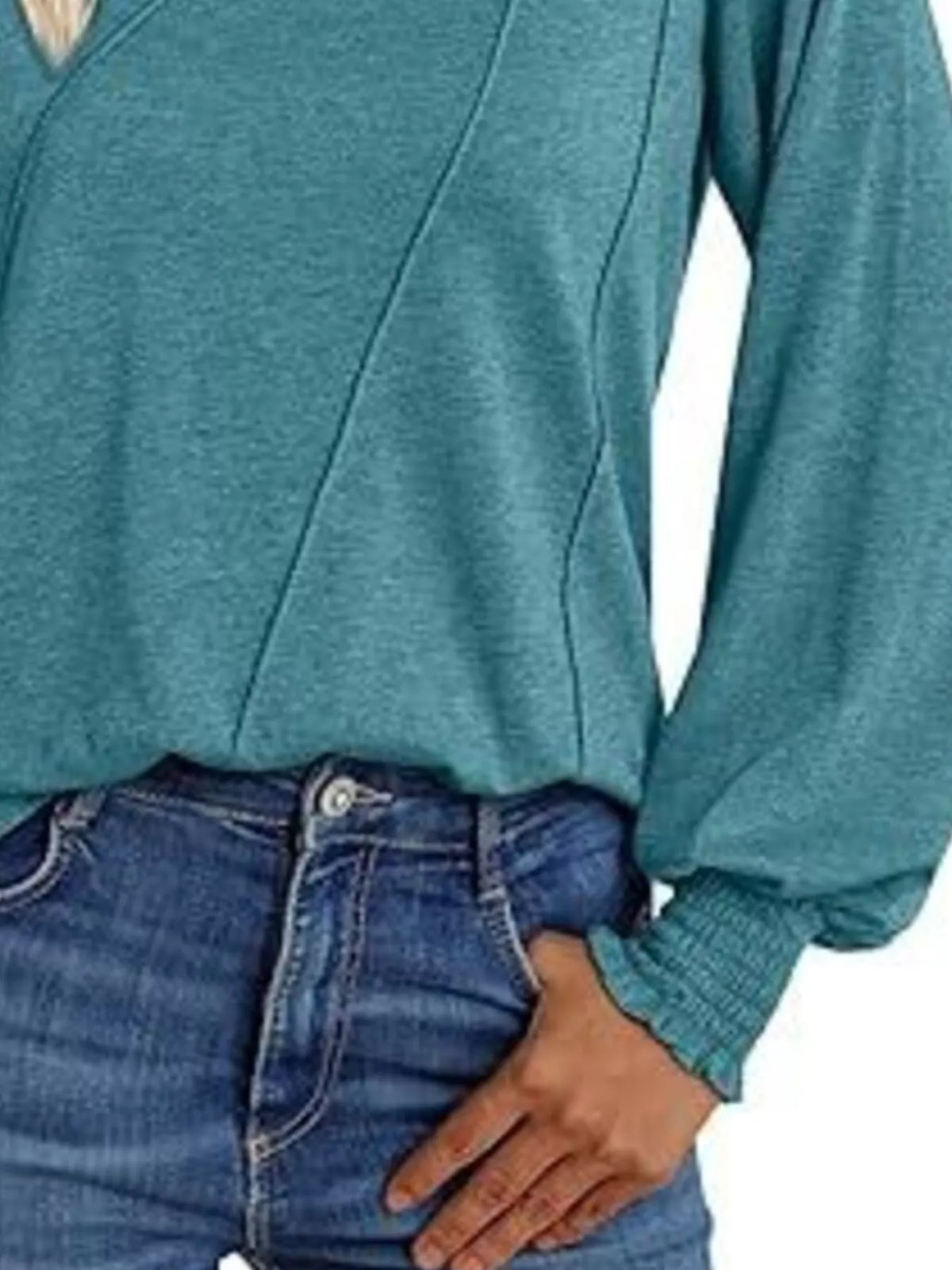 Round Neck Long Sleeve Top (21)