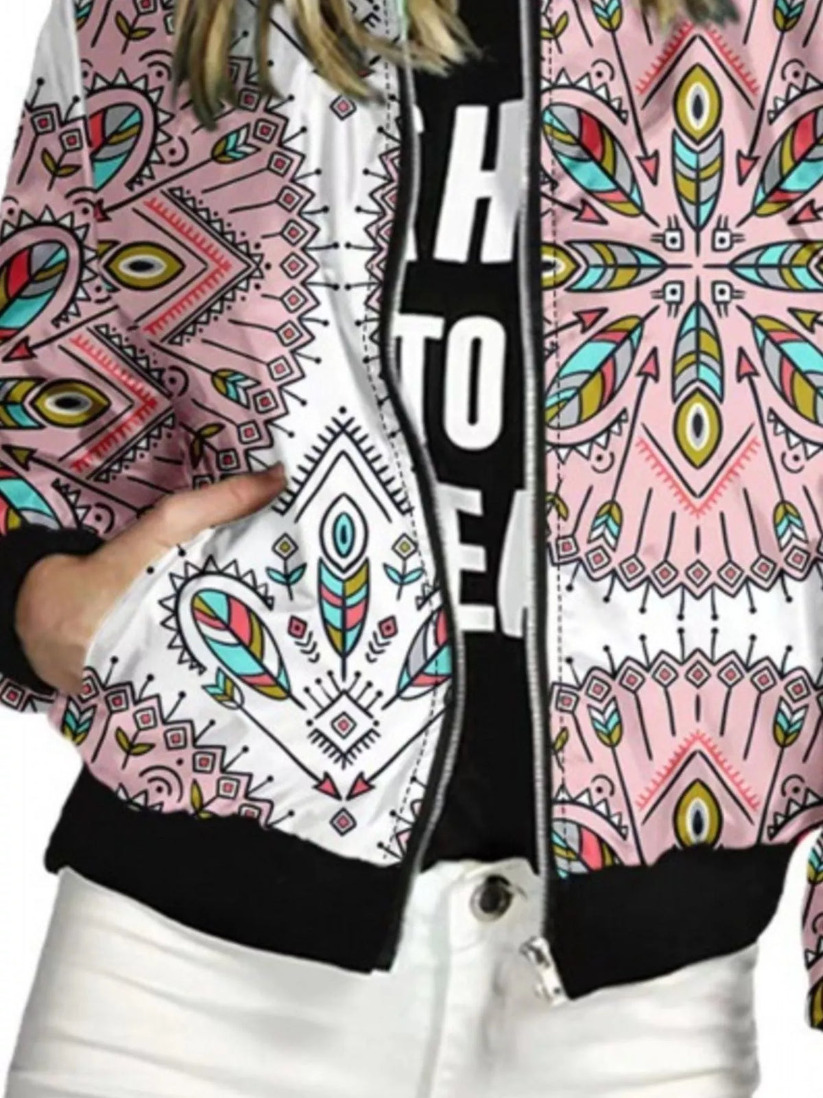 Zip Up Printed Jacket (6)
