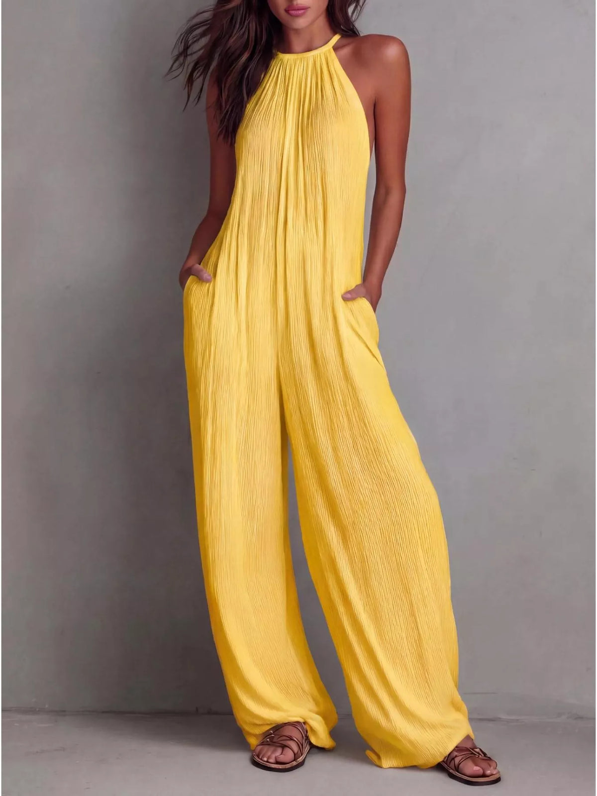 Sleeveless Wide-leg Jumpsuit (7)