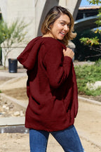 Full Size Teddy Hooded Jacket Pockets (32)