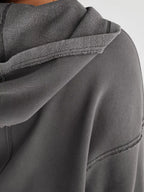 Exposed Seam Dropped Shoulder Hoodie (17)
