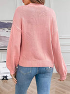Floral Long Sleeve Open Front Cardigan (2)
