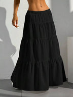 Flowy Tiered Maxi Skirt (9)