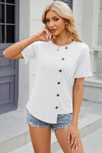 Round Neck Short Sleeve T-shirt (6)