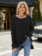 Round Neck Long Sleeve T-shirt (23)