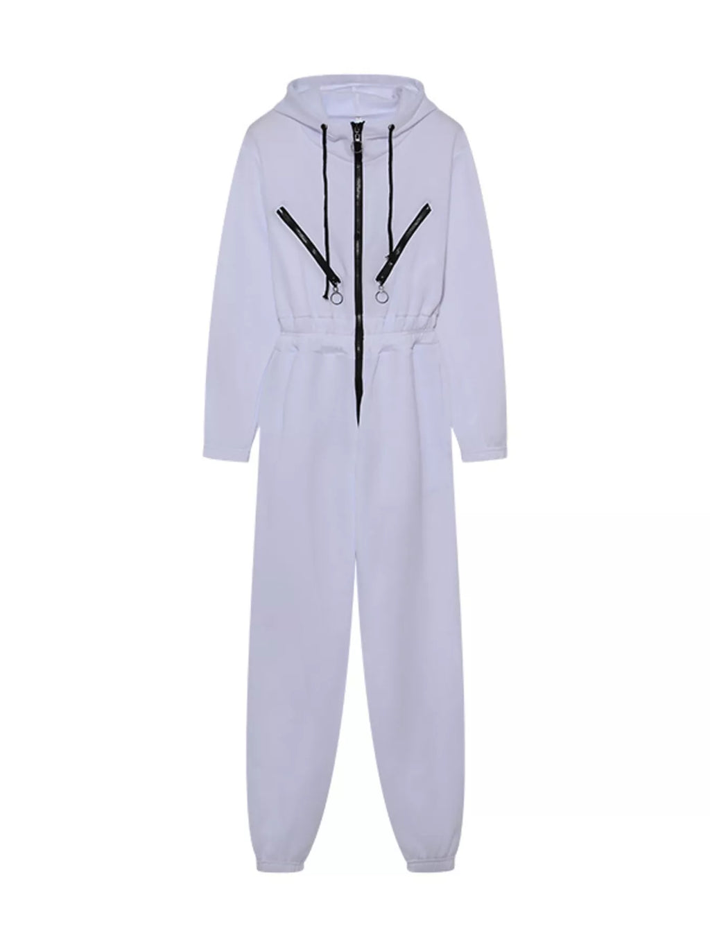 Hooded Zip-up Long Sleeve Jumpsuit (4)
