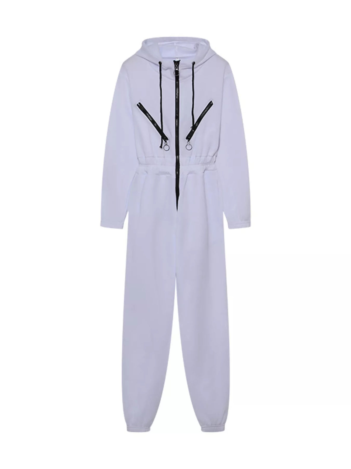 Hooded Zip-up Long Sleeve Jumpsuit (4)