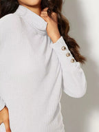 Ribbed Knit Turtleneck Sweater (3)