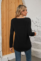 Square Neck Long Sleeve T-shirt (8)