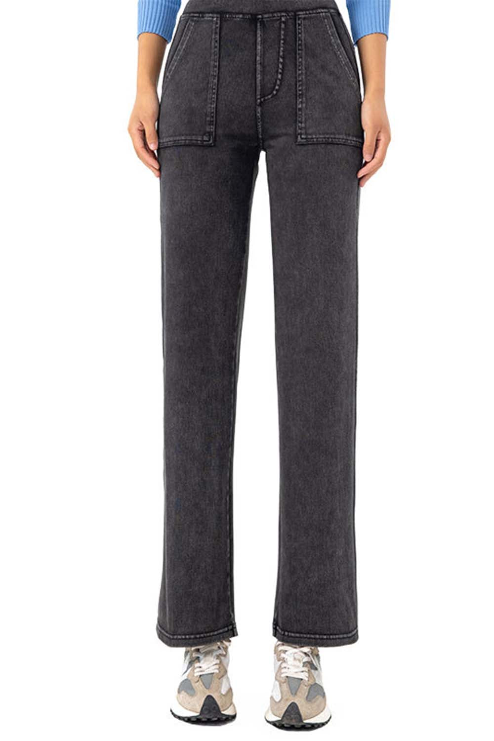 Pocketed Long Jeans (3)
