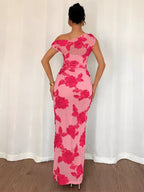 Embroidered One Shoulder Maxi Dress (8)