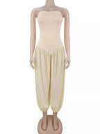 Strapless Ruched Wide-leg Jumpsuit (4)