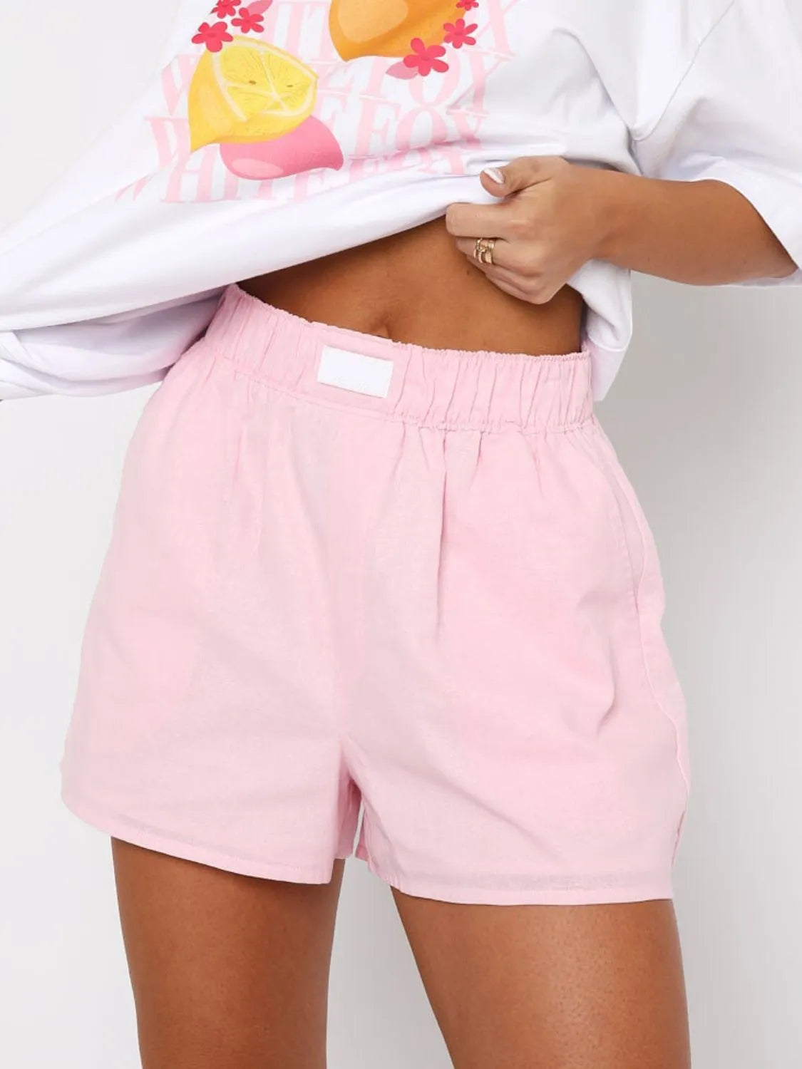 Elastic Waist Shorts (9)