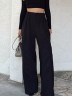 High-waisted Pleated Wide-leg Pants (3)