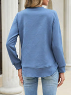 Textured Crew Neck Sweatshirt (6)