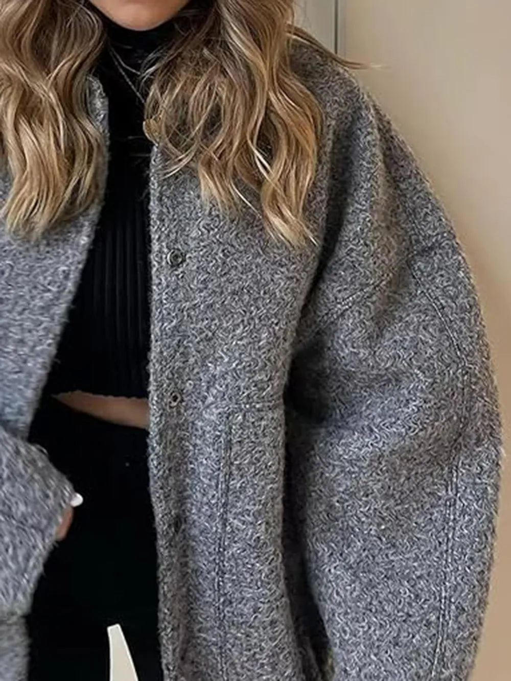 Full Size Snap Down Drop Shoulder Jacket (7)