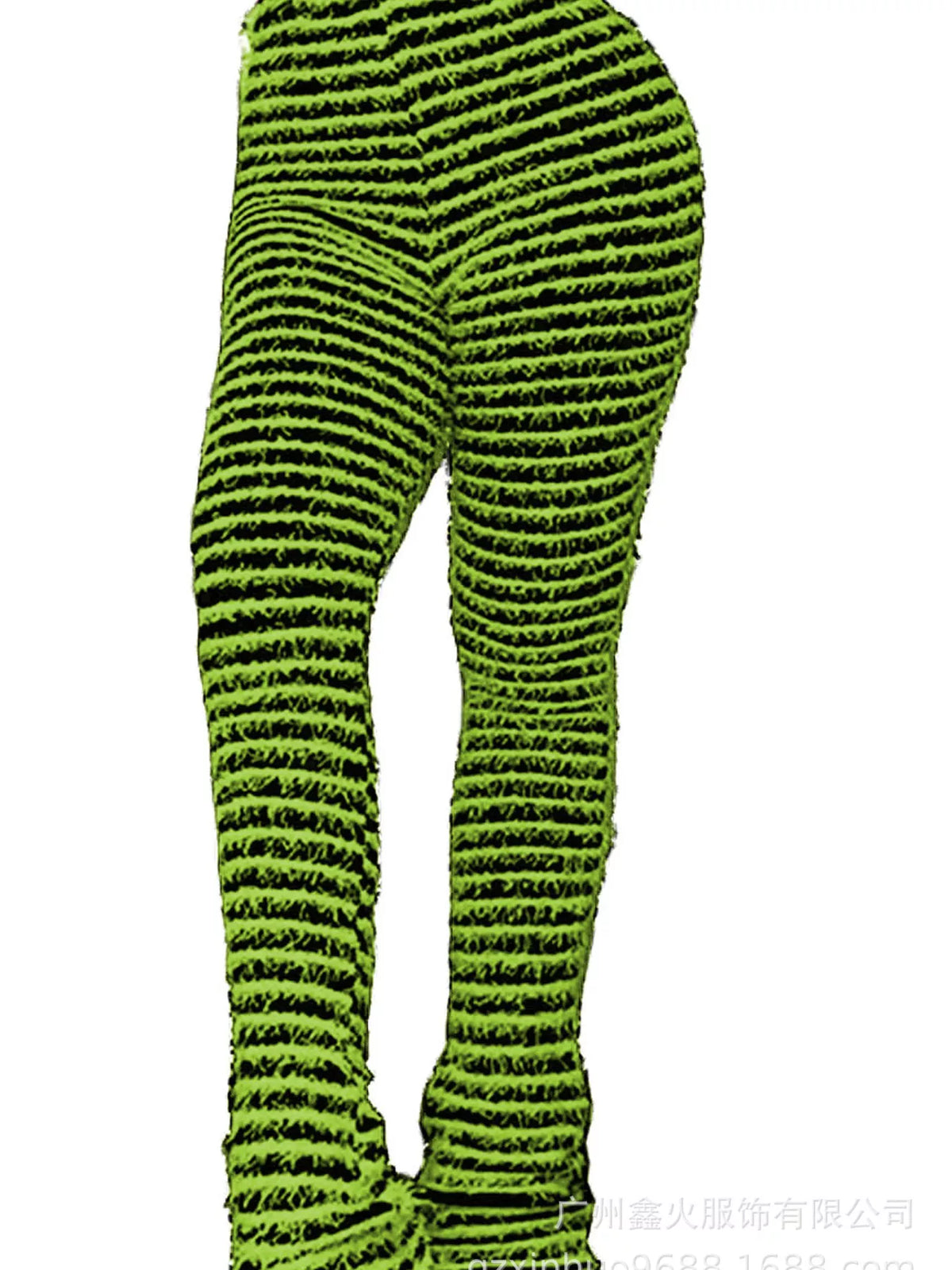 Striped Fuzzy Textured Knit Pants (14)
