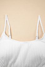 Textured Contrast Banding Bikini High Waist 2pcs Swimsuit (23)