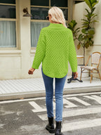 Mock Neck Slit Sweater (6)
