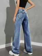 High Waist Wide Leg Jeans (18)