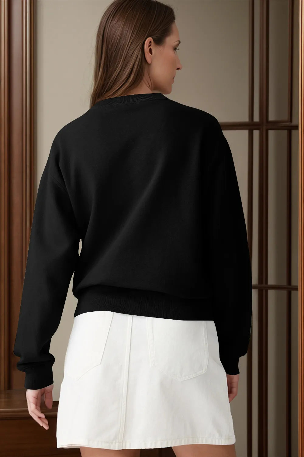 Round Neck Long Sleeve Sweatshirt (6)