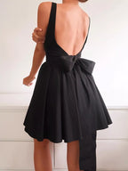 Backless Square Neck Mini Dress (8)
