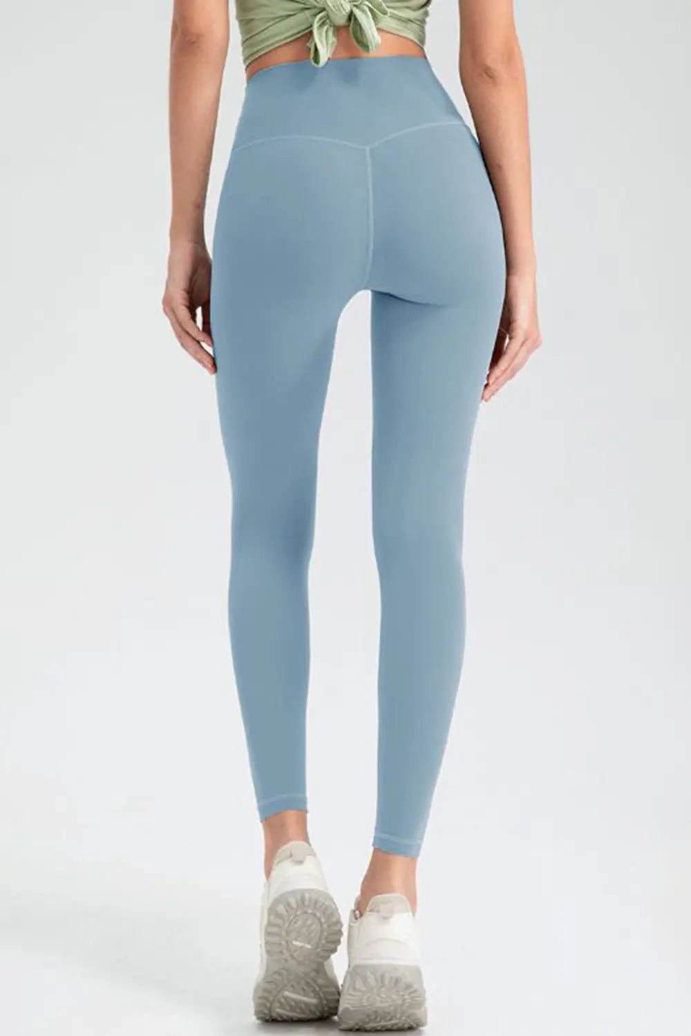 Wide Waistband High Waist Sport Leggings (2)