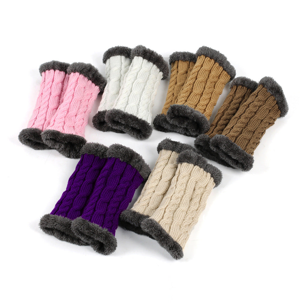 Winter Plush Knitted Gloves photo 3