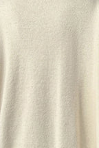 Slit V-neck Dropped Shoulder Sweater (15)