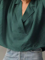 Relaxed Fit Half Sleeve Blouse (11)