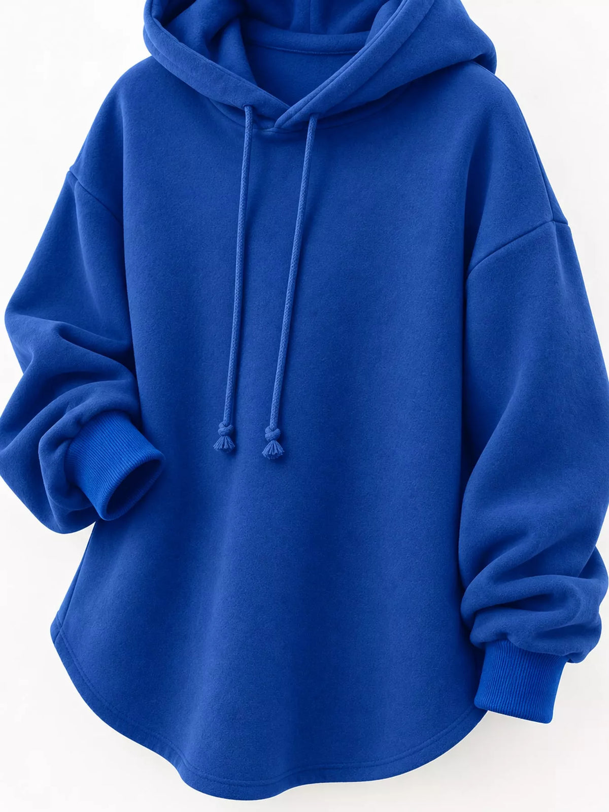 Full Size Drawstring Dropped Shoulder Hoodie Plus (14)