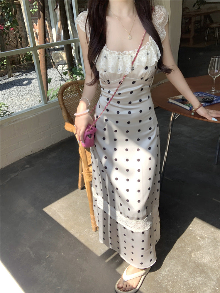 Polka Dot Brace Dress photo 1