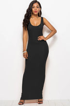 Scoop Neck Wide Strap Maxi Dress (13)