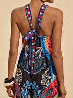 Printed Halter Wide-leg Jumpsuit (8)