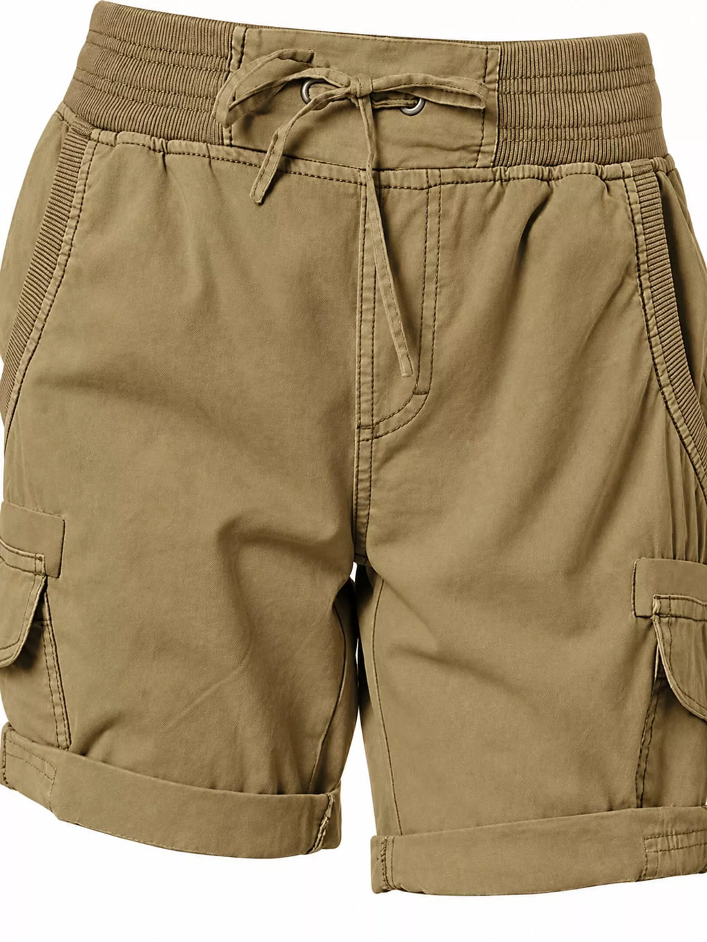 Full Size Drawstring Cargo Shorts Plus (52)