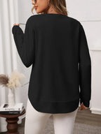 Long Sleeve Round Neck T-shirt (18)