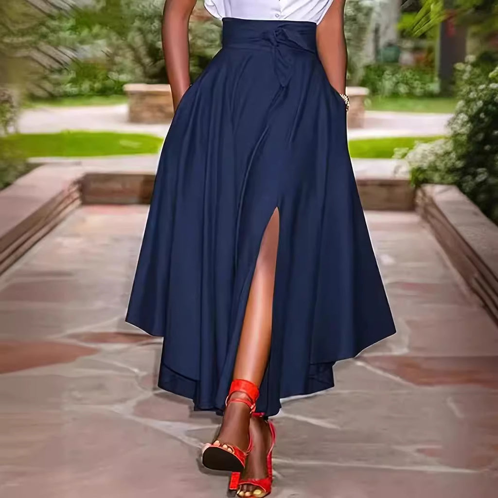 Casual Midi Skirt Ruffled photo 3