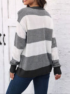 Full Size Block Dropped Shoulder Sweater Plus (14)