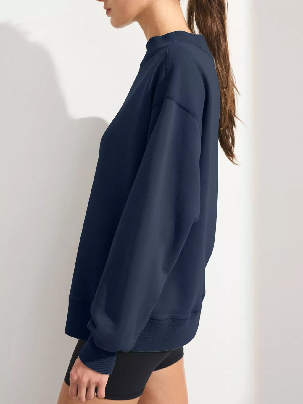 Mock Neck Oversized Sweatshirt (8)