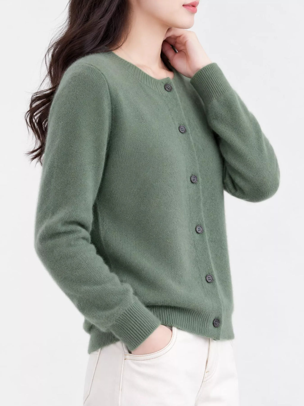 Button-down Long Sleeve Cardigan (44)