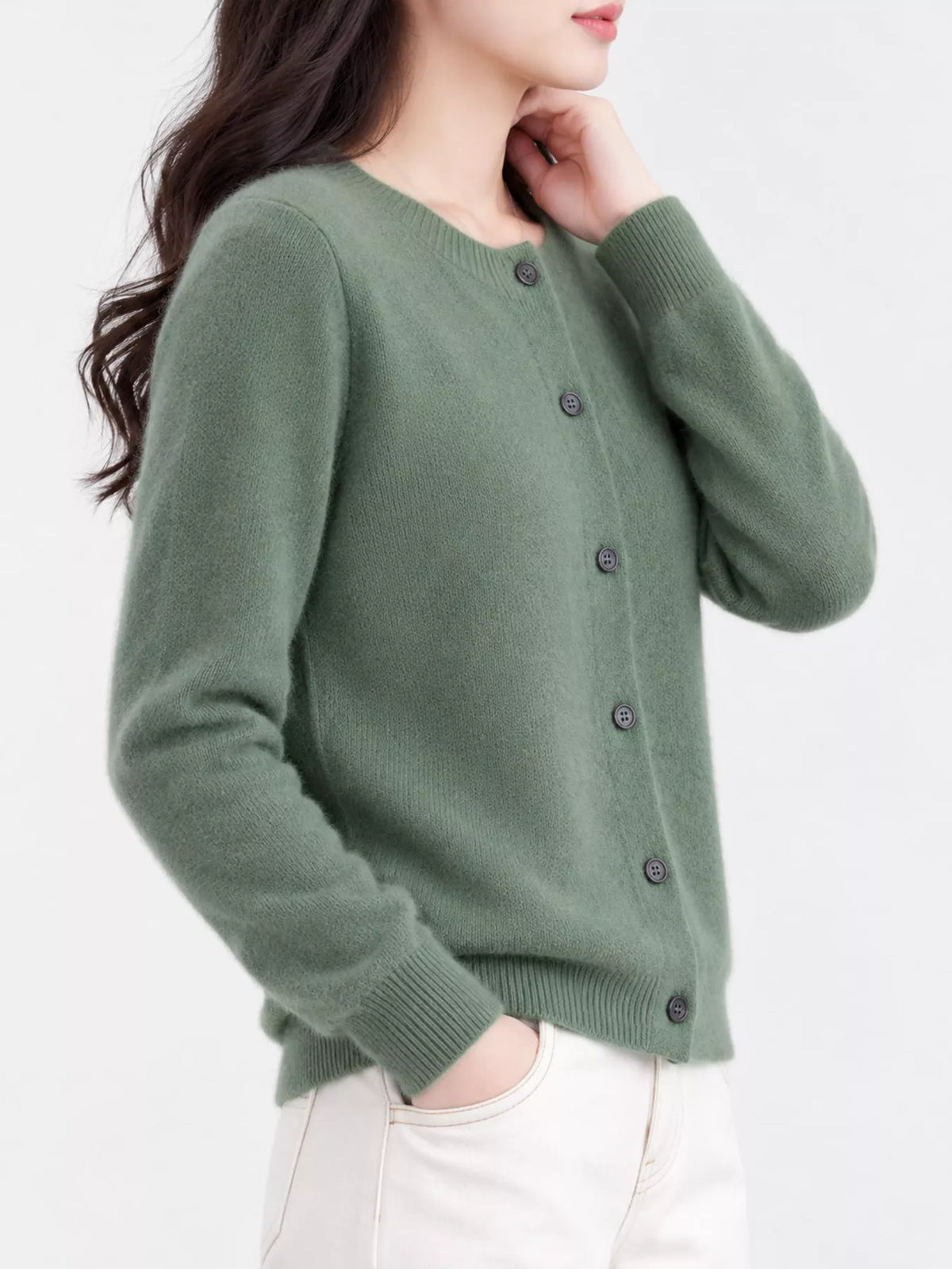 Button-down Long Sleeve Cardigan (44)